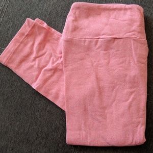 Lularoe Pink OS Leggings